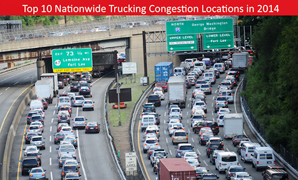 Top 10 Nationwide Trucking Congestion Locations