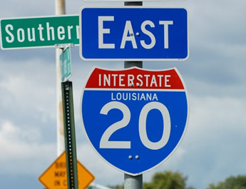 Hot shot trucking Louisiana interstate 20