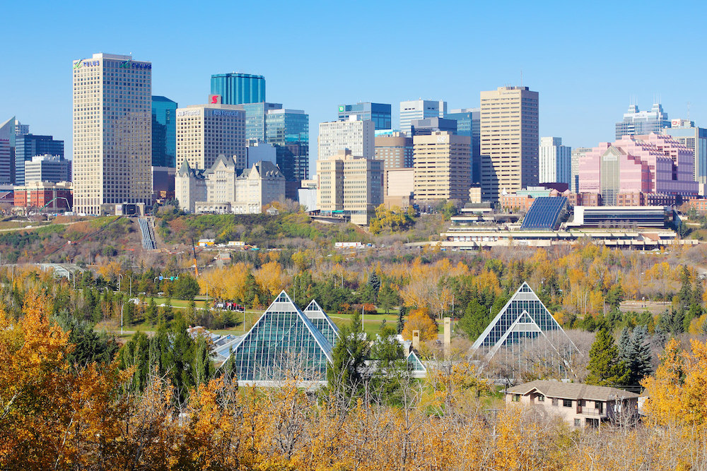 Edmonton Skyline view
