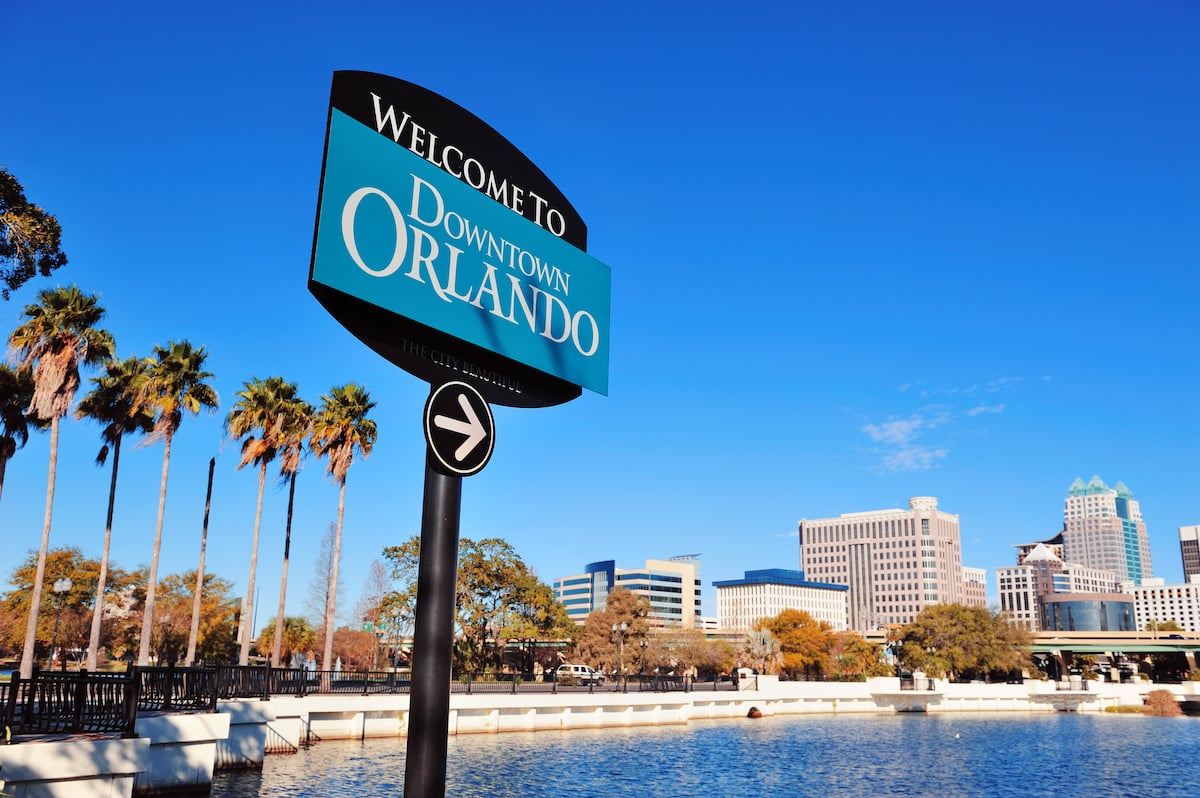Downtown Orlando sign