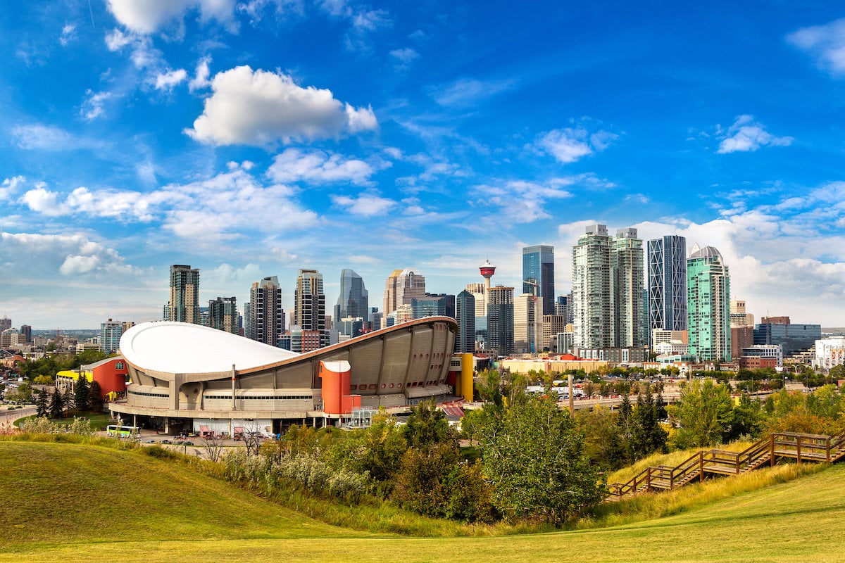 Calgary Skyline view