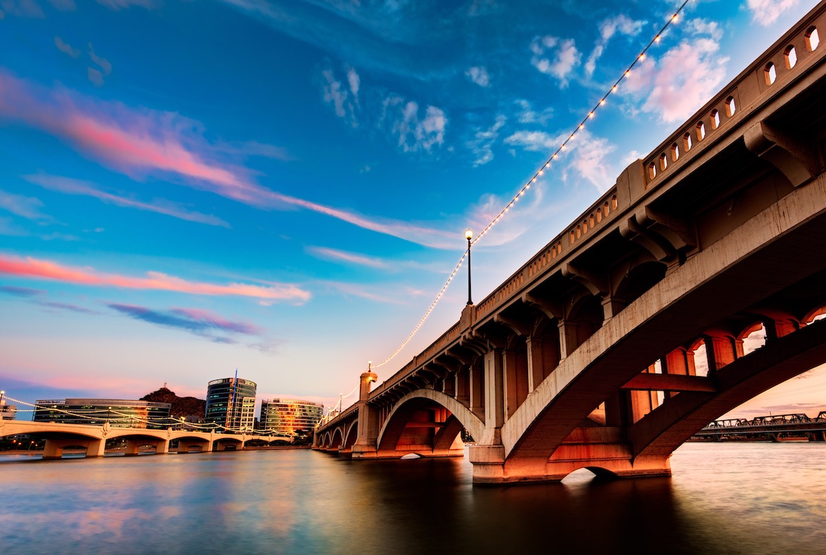 Mill Ave Bridge Tempe Arizona