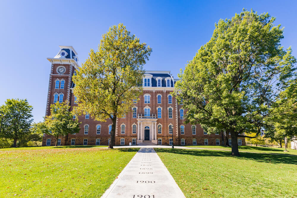 Old Main of University of Arkansas