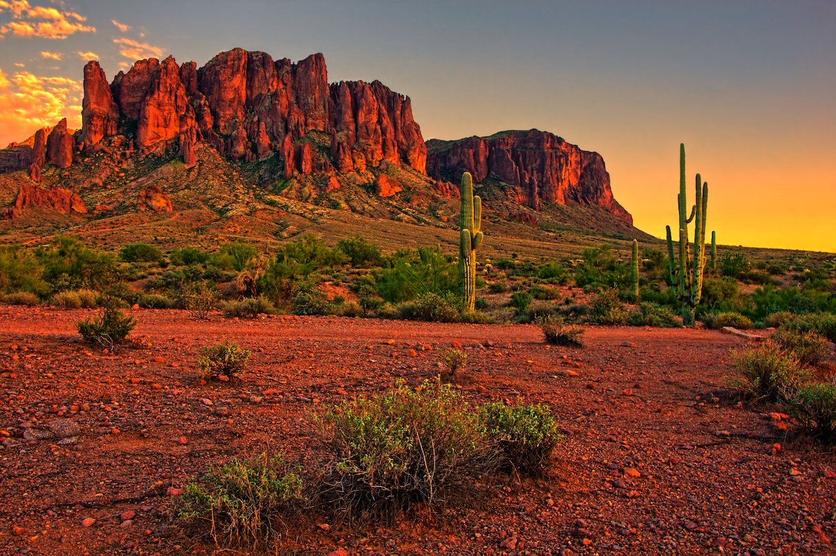 Desert sunset Phoenix, Arizona