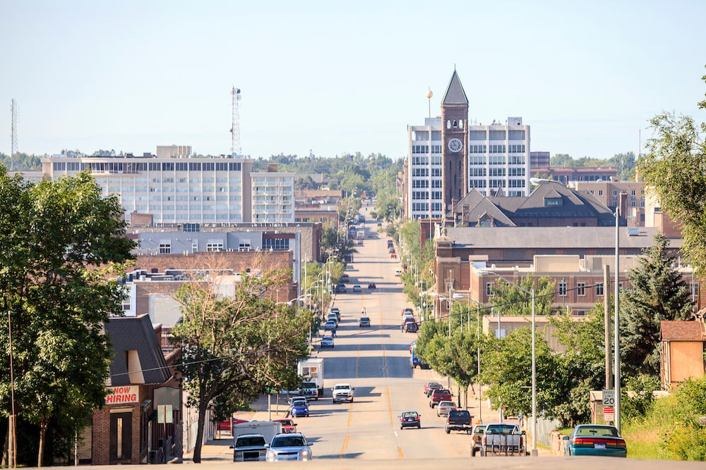 Downtown of Sioux Fall, South Dakota