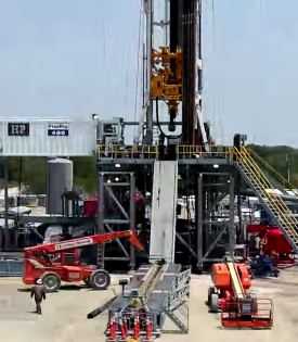 Timelapse of drilling & fracking a well